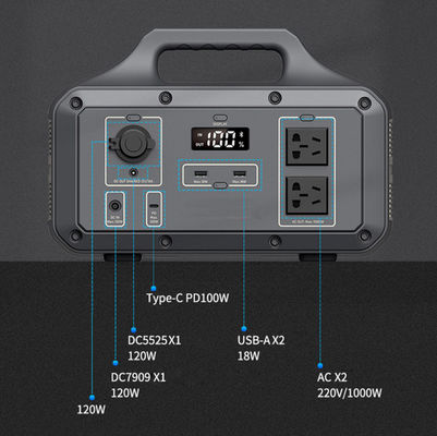 OEM Lithium Battery Portable Power Station 650W Power Lifepo4 Golf Trolley Use